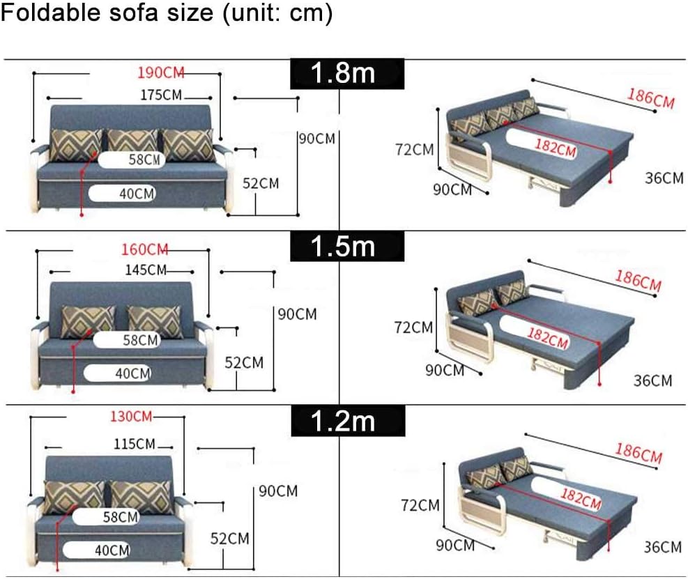 FlexiComfort Foldable Sofa Bed with Hidden Storage