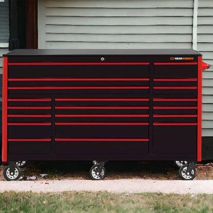 InfinityTool 990 – 20-Drawer Tool Cart with Top Cabinet & 990 Tools Included