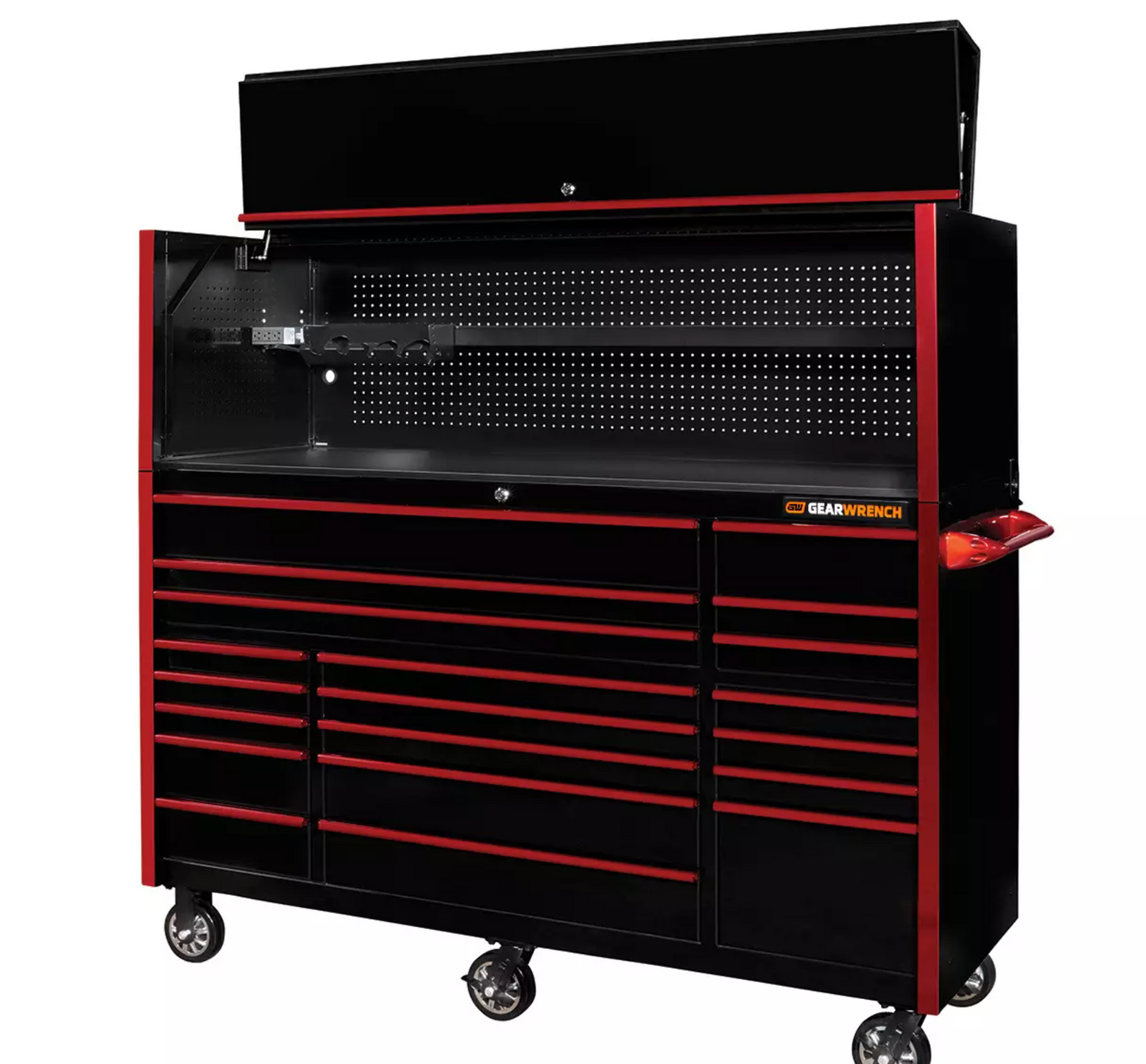 InfinityTool 990 – 20-Drawer Tool Cart with Top Cabinet & 990 Tools Included